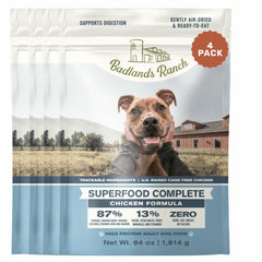 BADLANDS RANCH comida para perro con pollo entero y alto contenido proteico