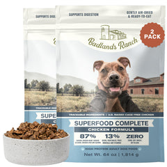 BADLANDS RANCH bolsa de alimento para perros con pollo seco aireado para nutrición cómoda