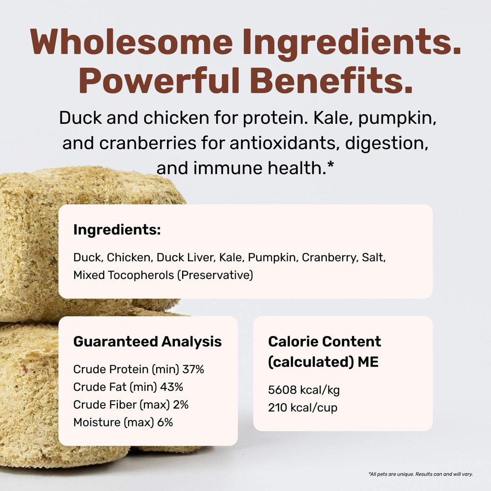 Servir sobre croquetas con el topper de BADLANDS RANCH para una comida más atractiva.