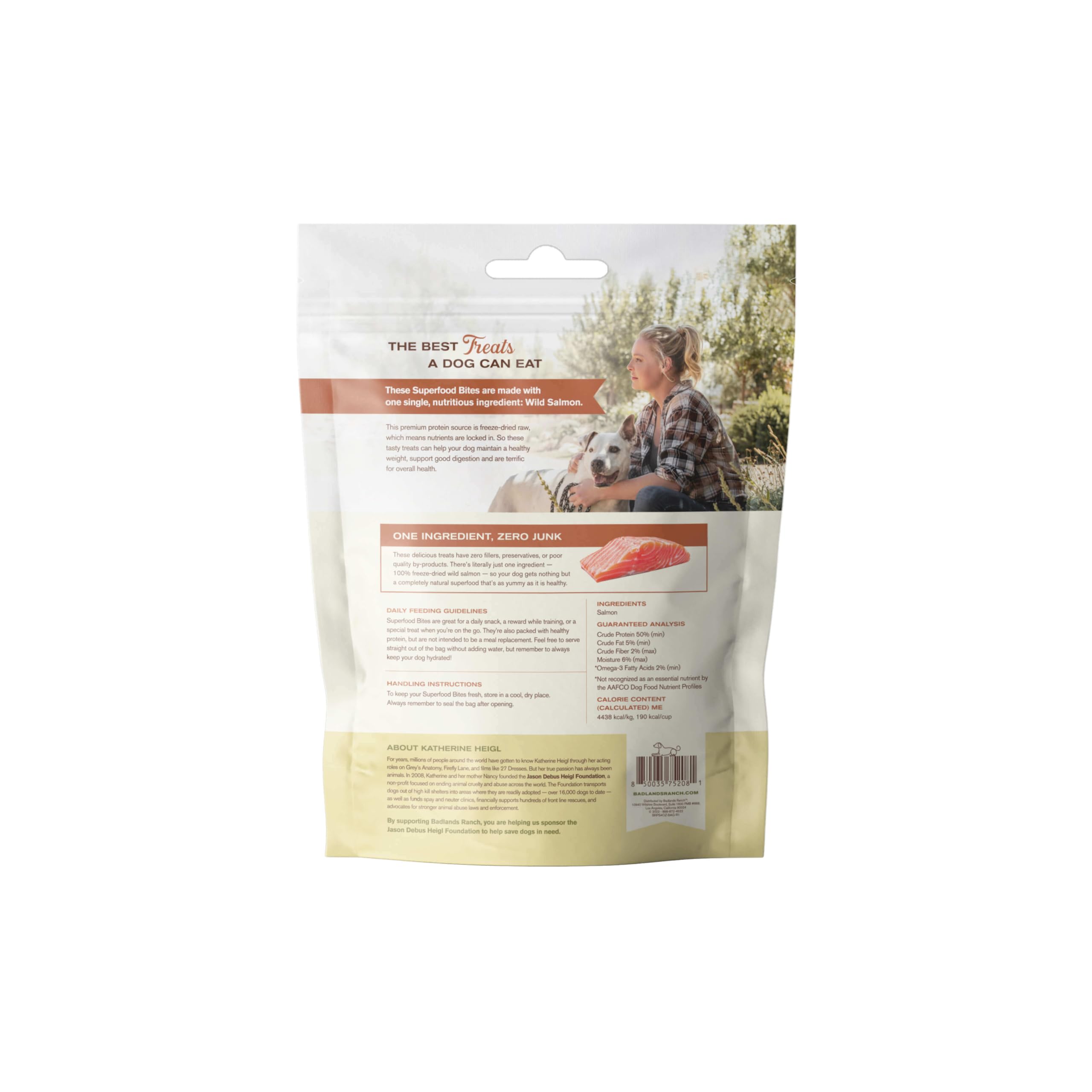 Badlands Ranch envase de salmón para un snack práctico y fácil de llevar