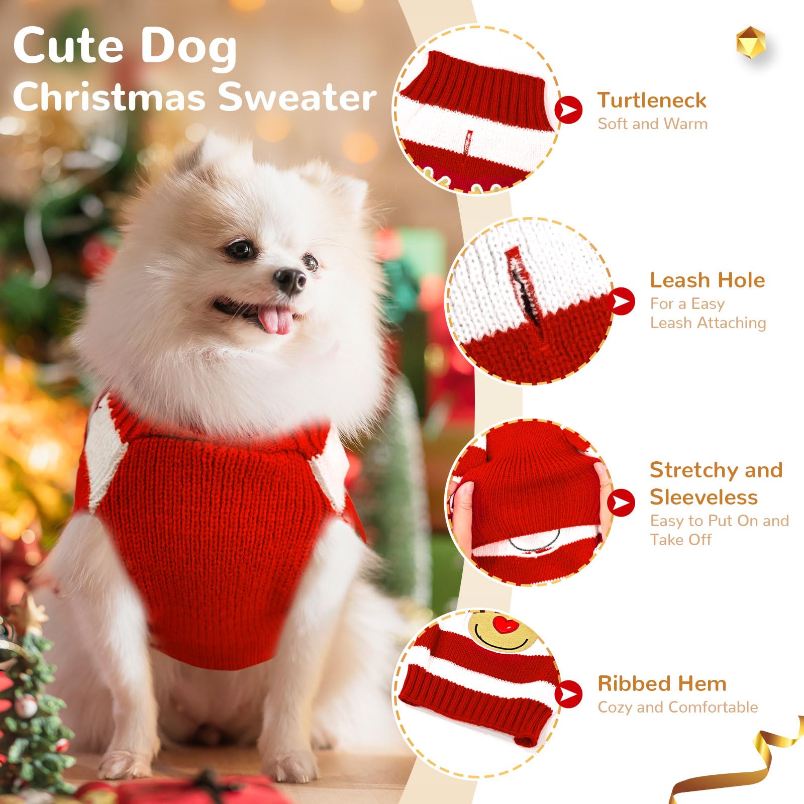 Ideal como regalo práctico para dueños de mascotas durante la Navidad.