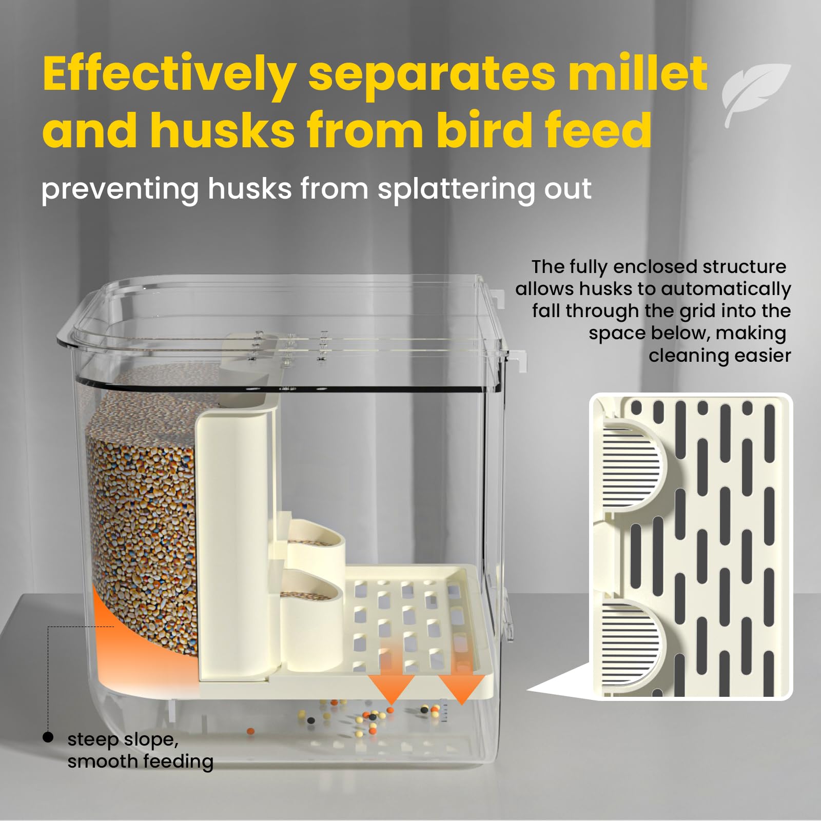 Dispensador de grano automático BAGHPBM en uso