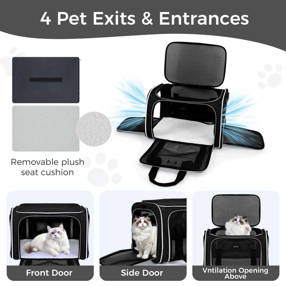Baglher base de felpa lavable para higiene y confort de tu mascota.