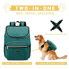 Bolsillo frontal organizador BAGLHER, acceso rápido a accesorios de mascota.
