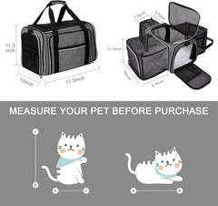 BAGLHER expandible para gato con tres lados de expansión
