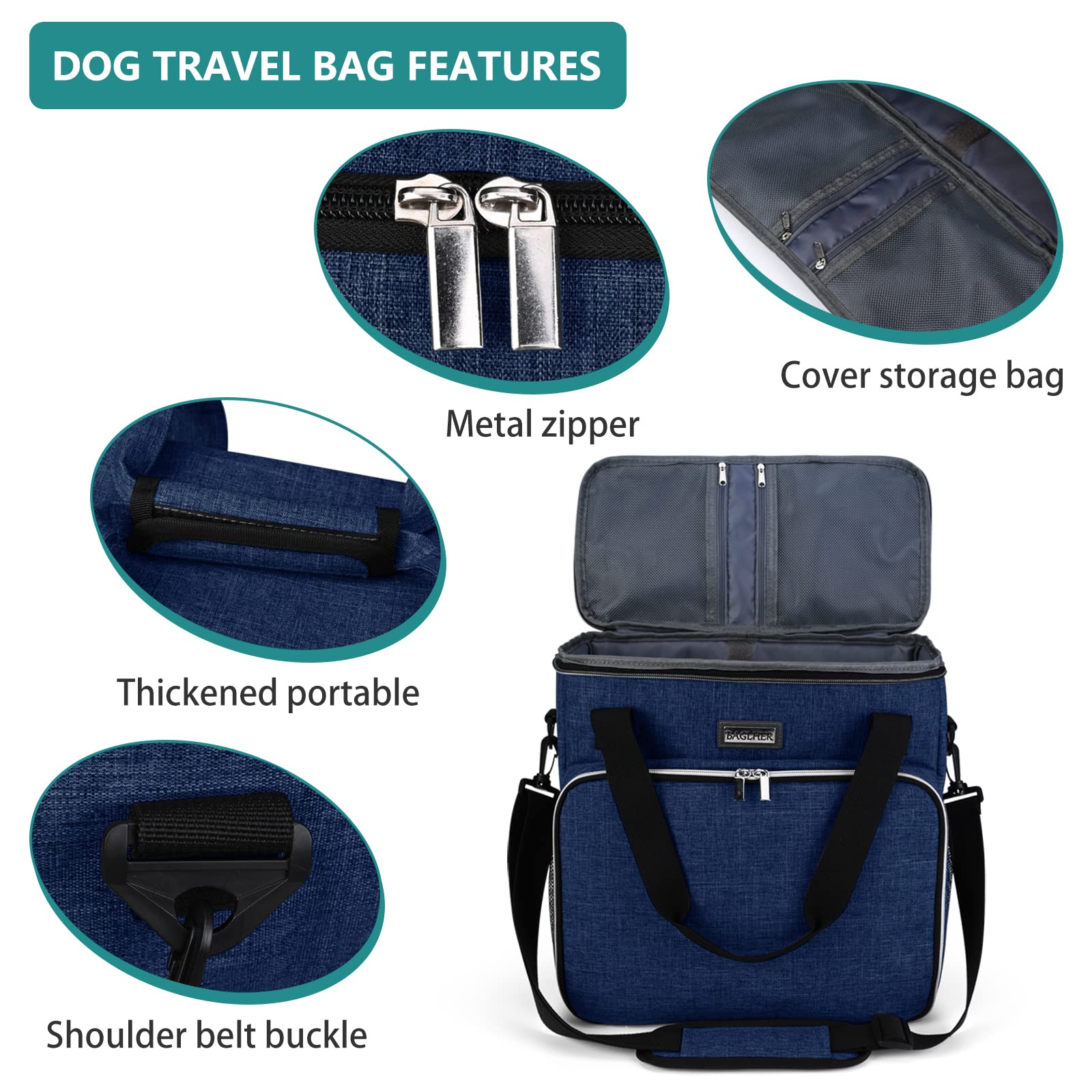 Cuencos de silicona plegables BAGLHER, prácticos para comer y beber en ruta.