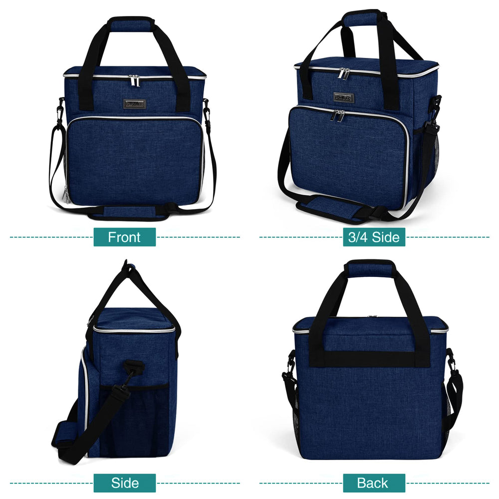 Interior espacioso de BAGLHER con divisiones removibles para organizar suministros.