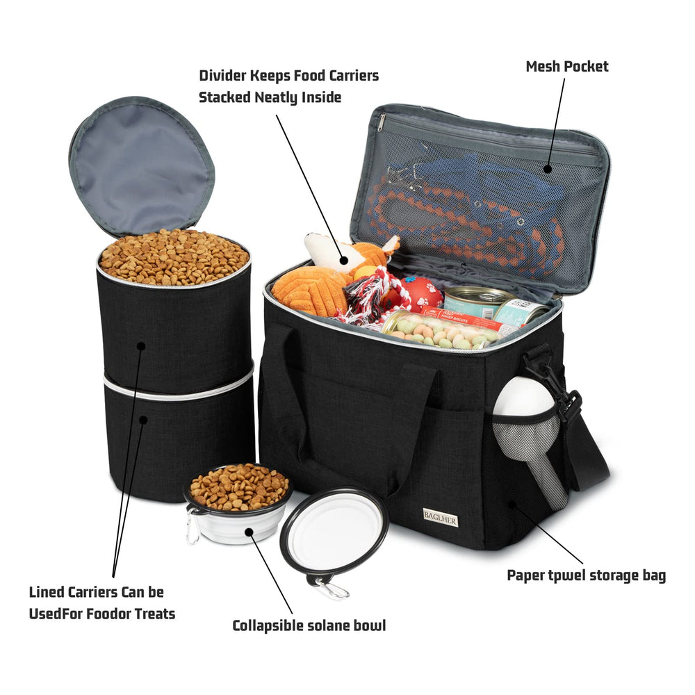 Baglher uso viaje paseo perro: ideal para viajes, caminatas y guardería.
