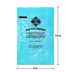 Bags on Board bolsas grandes 9x14 para desechos de perros