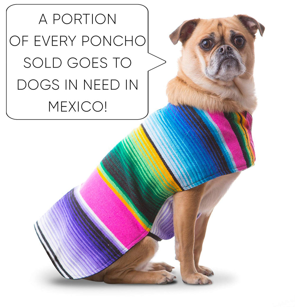 Poncho Baja Ponchos rosa velcro; ajuste rápido para cualquier tamaño.