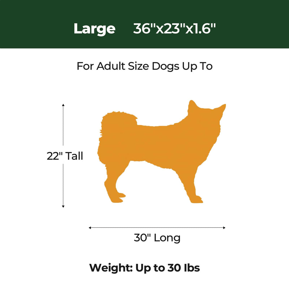 BALANCE Dog Crate Bed uso de viaje, cama portátil para paseos.