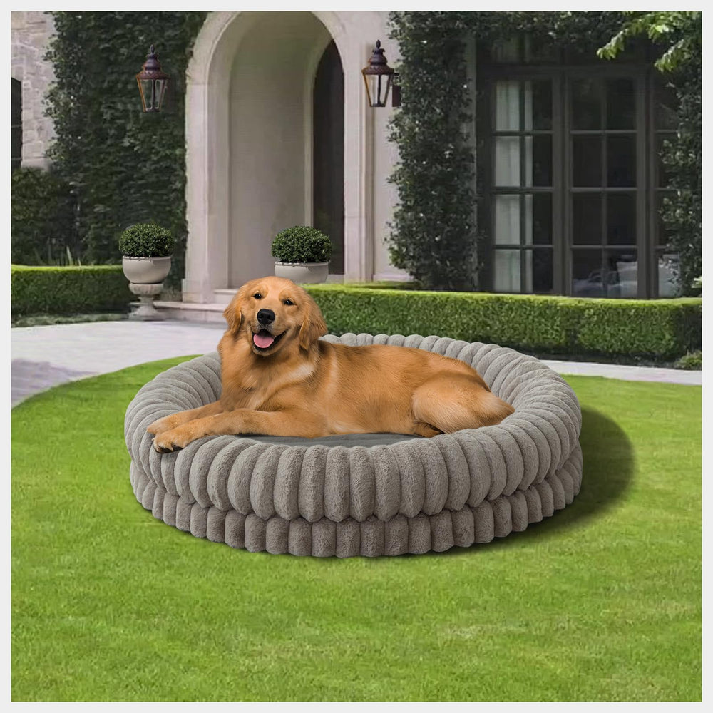 BALANCE cama-donut-perro-43p-dimensiones: tamaño amplio para perros grandes