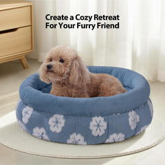 BALANCE cama para gatos con base antideslizante en azul
