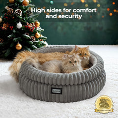 BALANCE cama-gato-borde-alto: apoyo para cuello y cabeza.