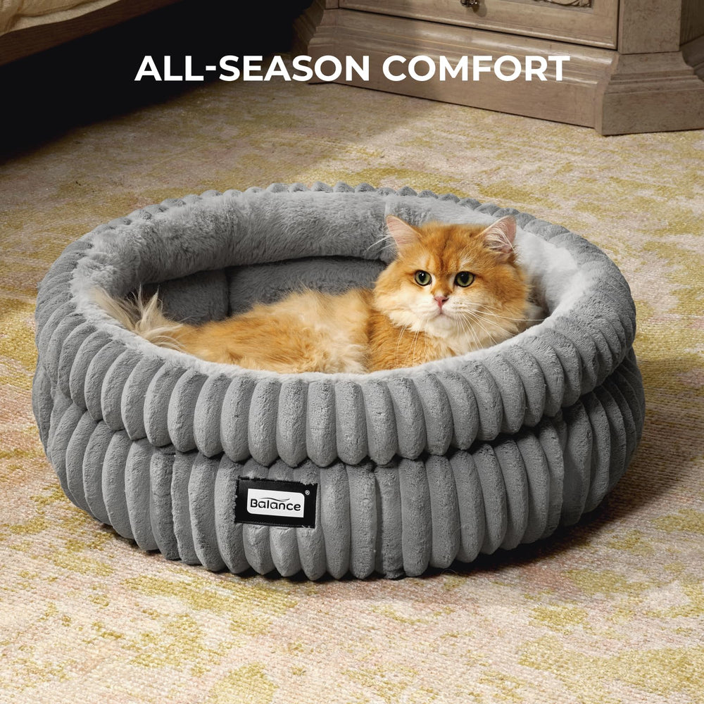 BALANCE cama-gato-cojin-removible: cojín extraíble para facilitar limpieza.