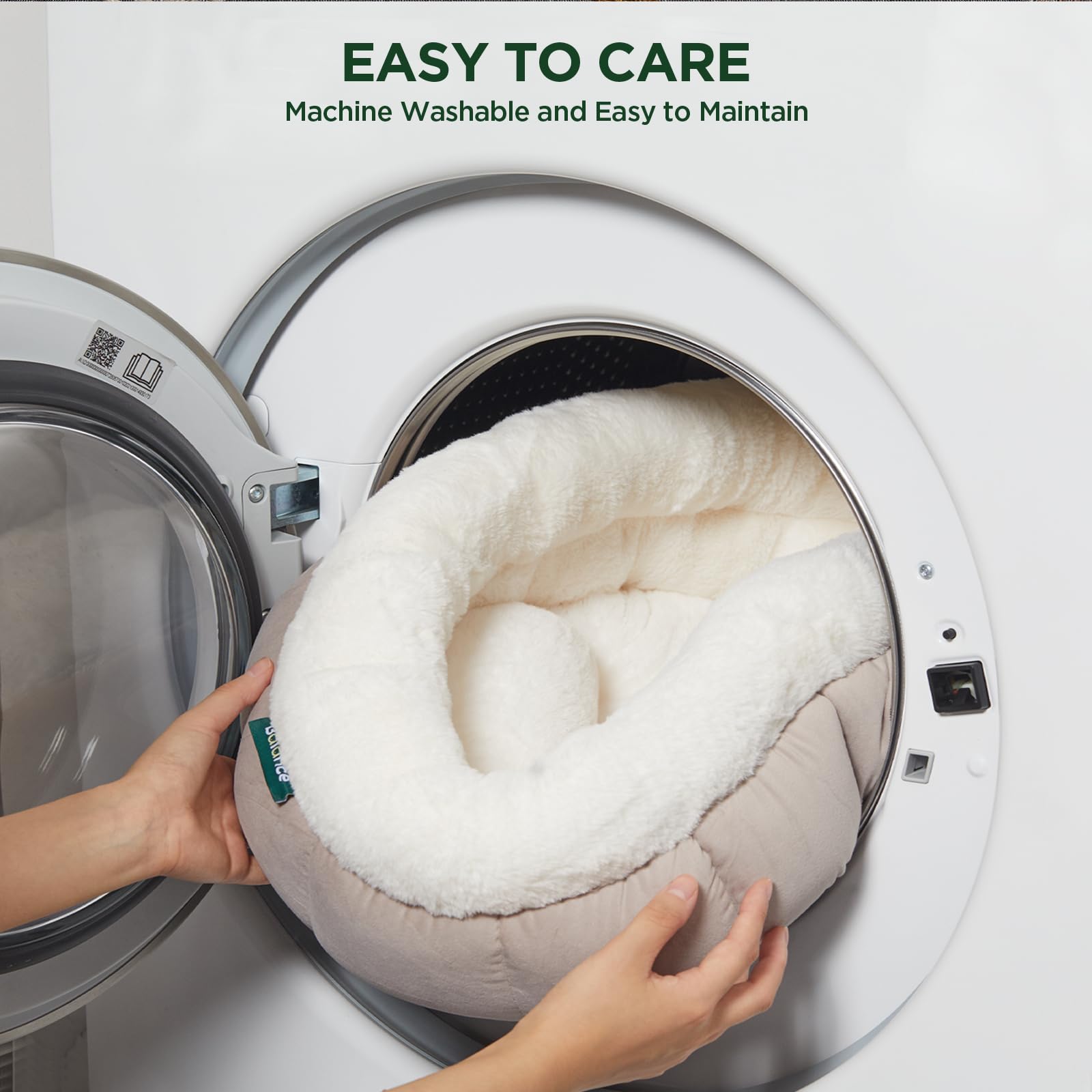 BALANCE cama-gato-empaque-compacto-abrir: llega comprimida y necesita expandirse