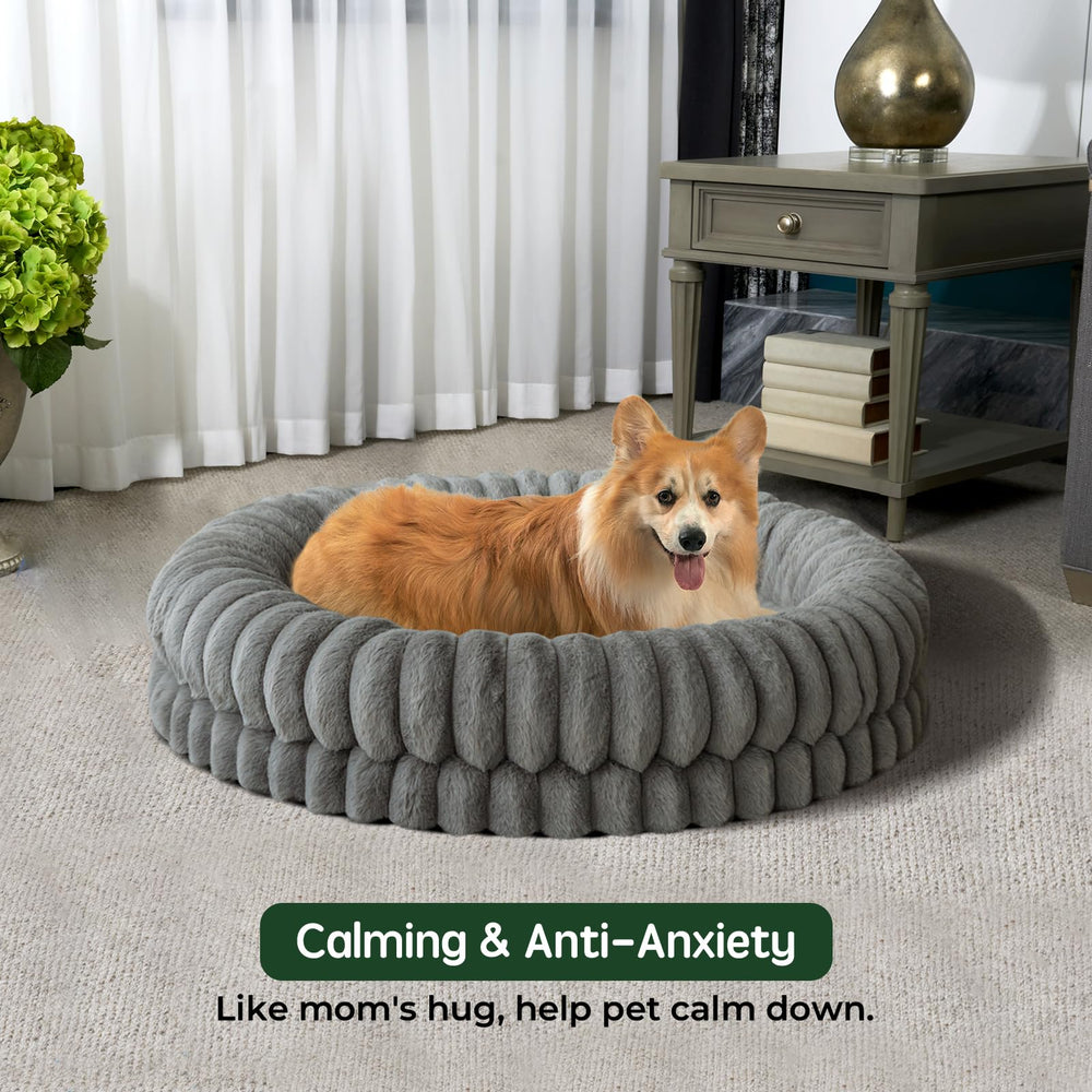 BALANCE cama perro borde acogedor para cuello y cabeza.