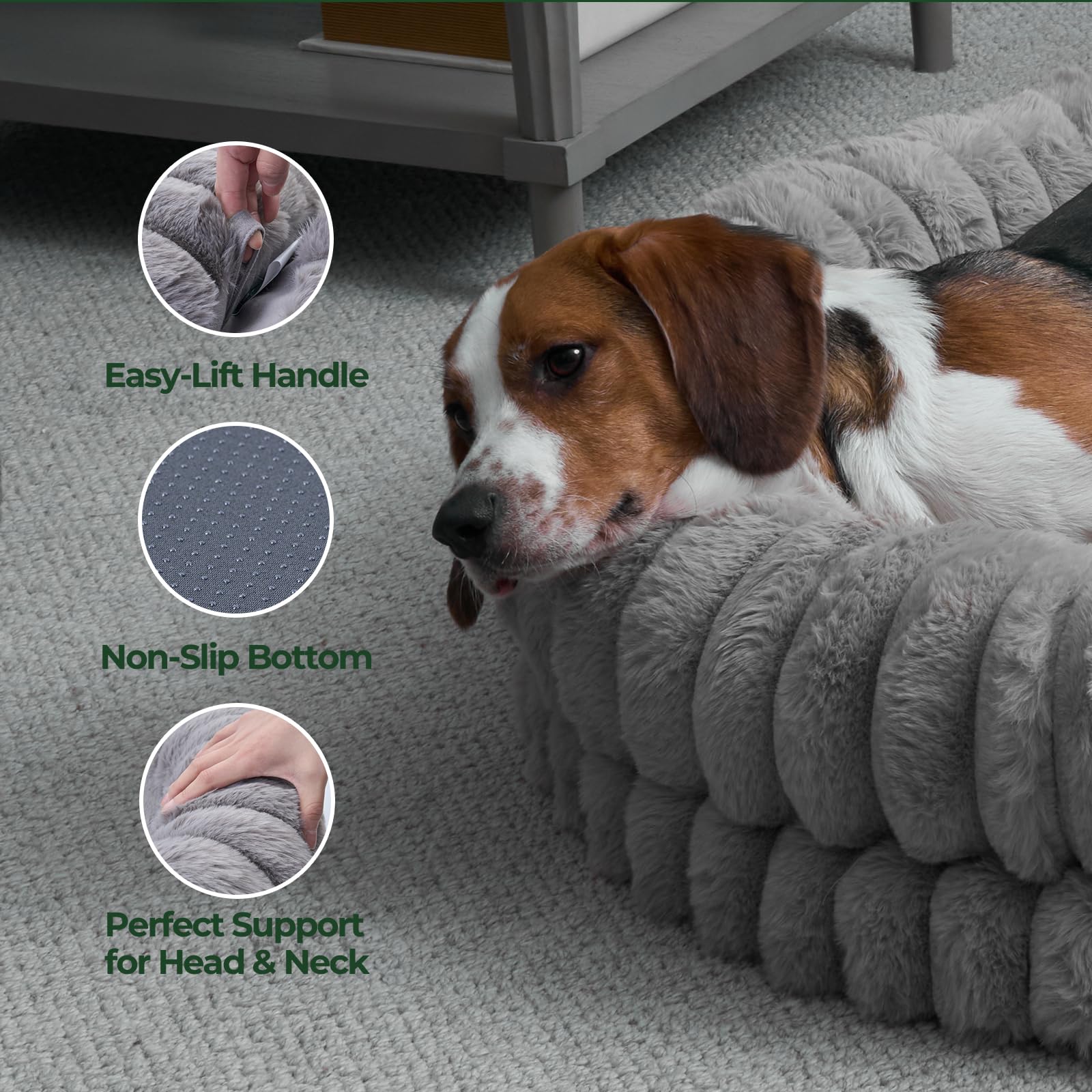 Cama BALANCE dona con funda desmontable y lavable a máquina.