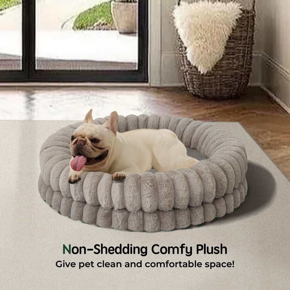BALANCE cama donut, base antideslizante para seguridad en suelos duros.