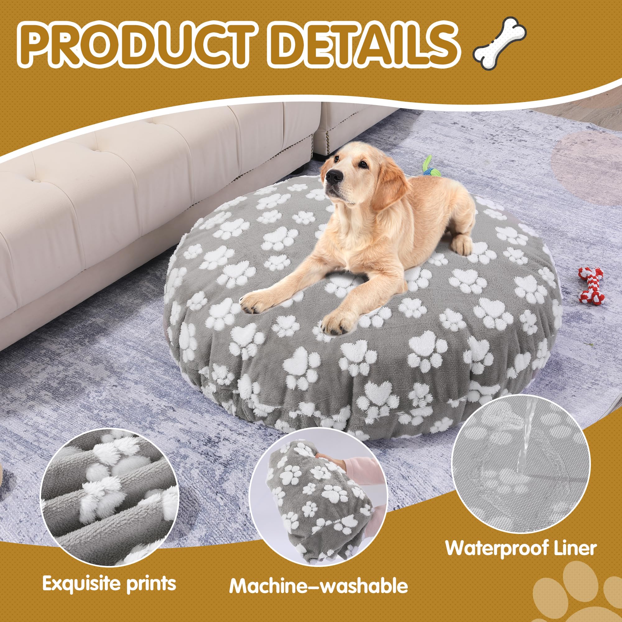 BALAPET funda cama perro lavable, facilita limpieza rápida.