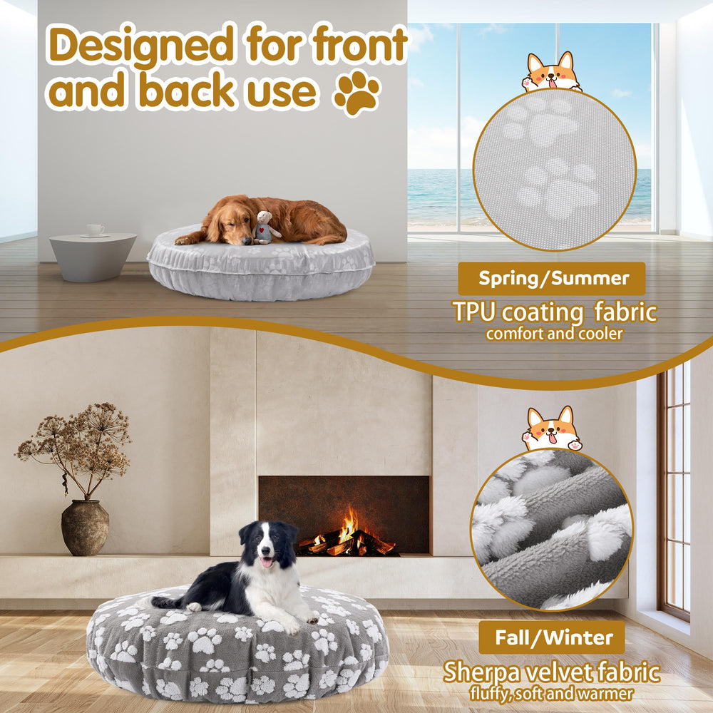 BALAPET funda cama perro doble cara, uso versátil y reversibilidad.