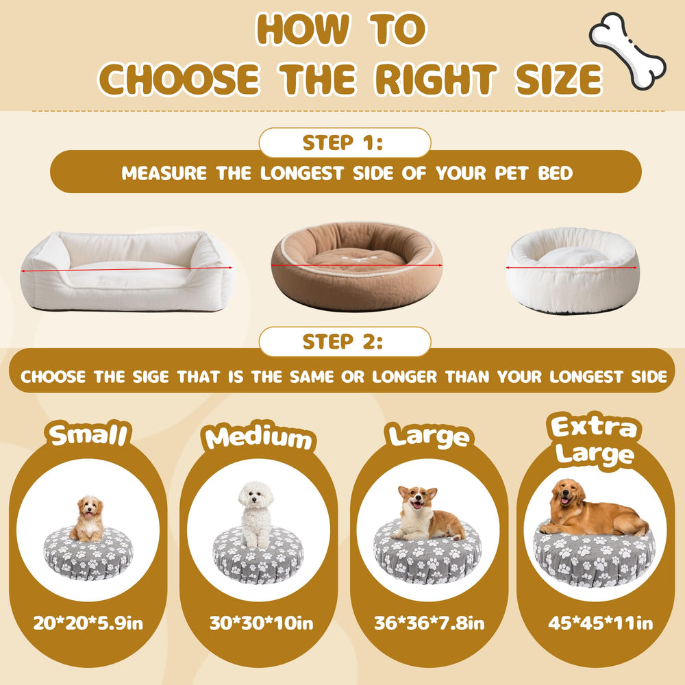 BALAPET funda cama perro imprime-patas, añade estilo y protege contra manchas.