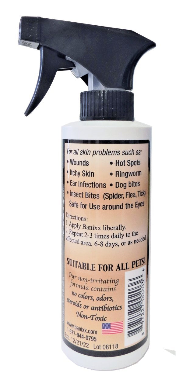 Banixx spray sin olor y sin tintes para uso suave en casa