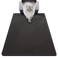 BANLYEO XL Alfombra para arena con borde elevado que contiene la arena.