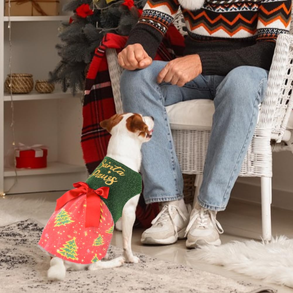 Baobecute estampado navidad perro, diseños divertidos para celebraciones.