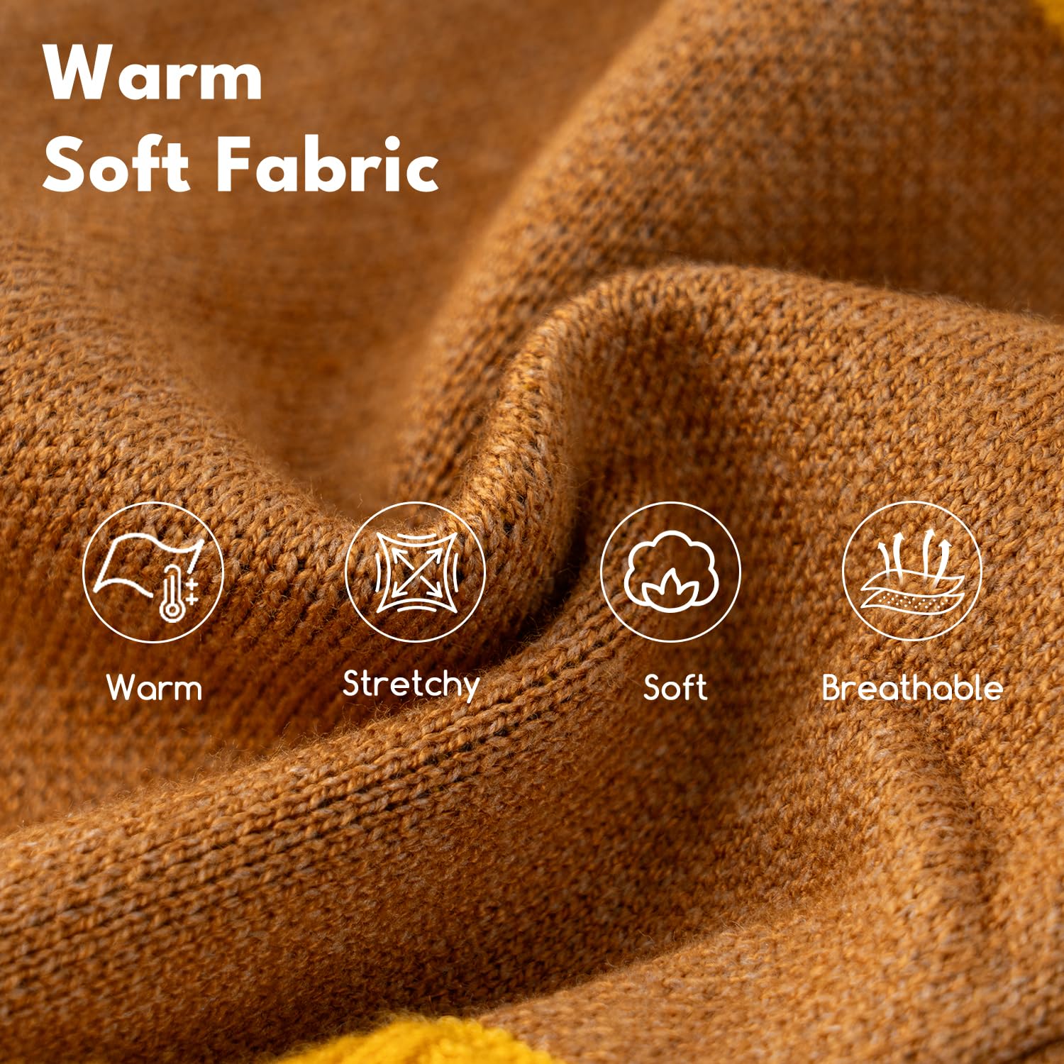 Baobecute sudadera perro cuello alto ajustable, mantiene calor sin restringir movimiento.