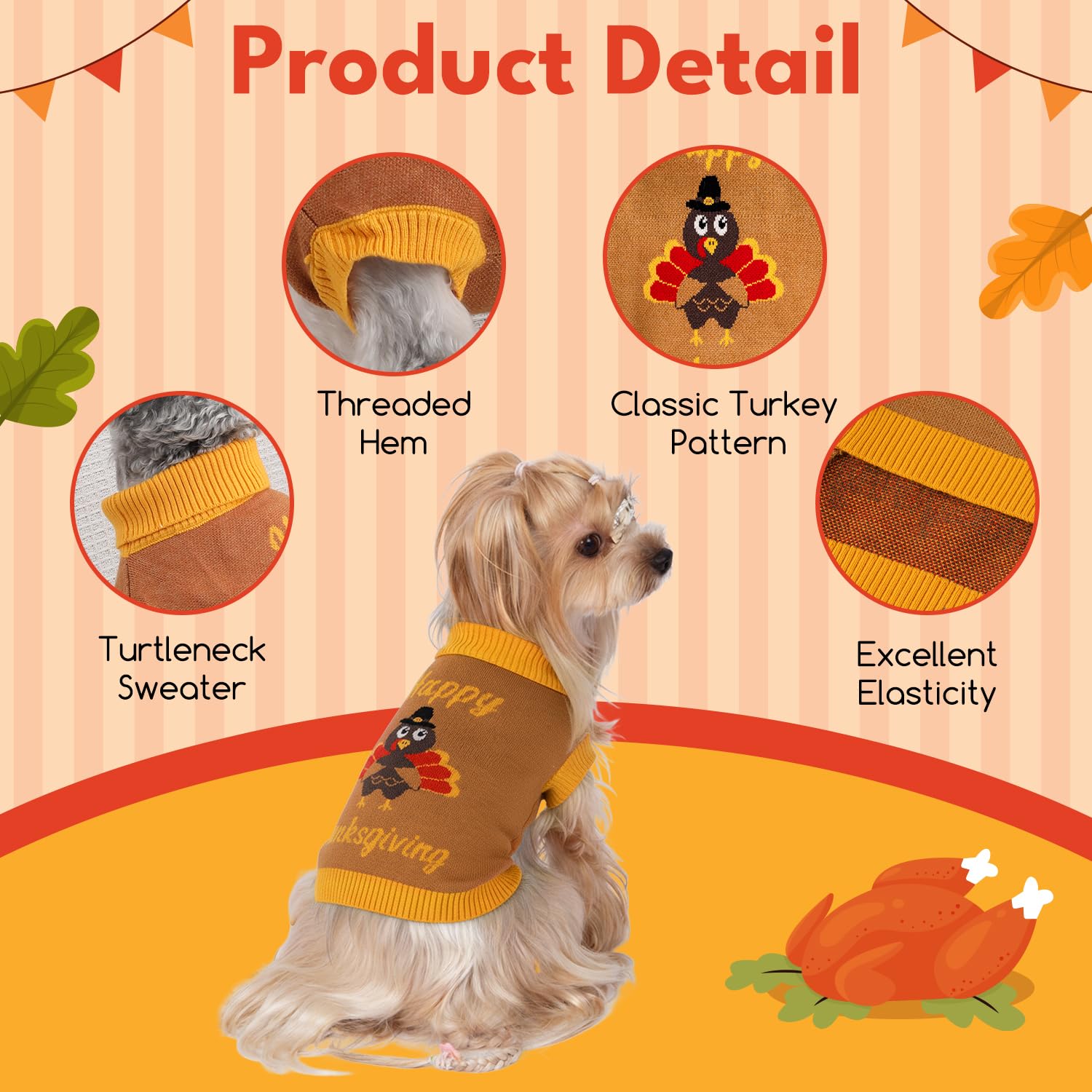 Baobecute sudadera perro lavable a máquina, limpieza rápida tras salidas de juego.