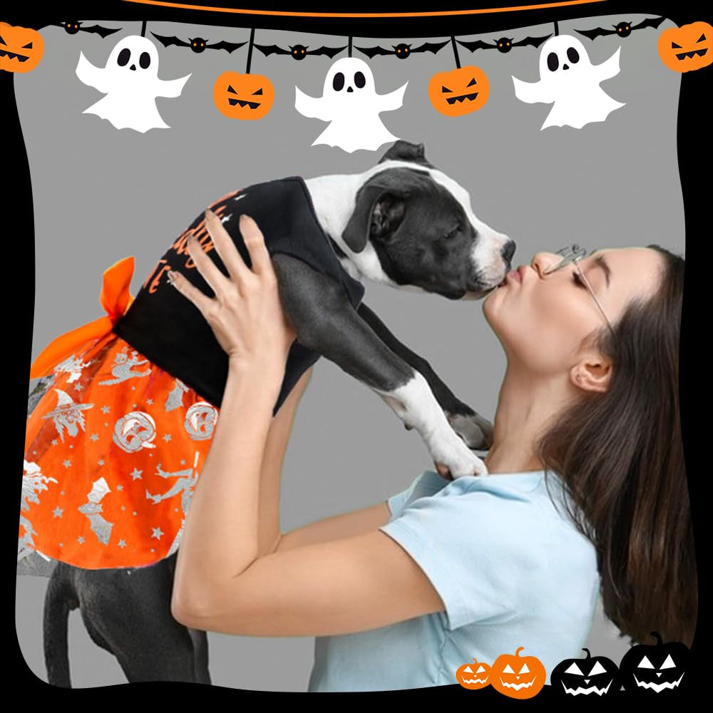 BAOBICUTE disfraz de perro bruja, ideal para estilos de noche de brujas.