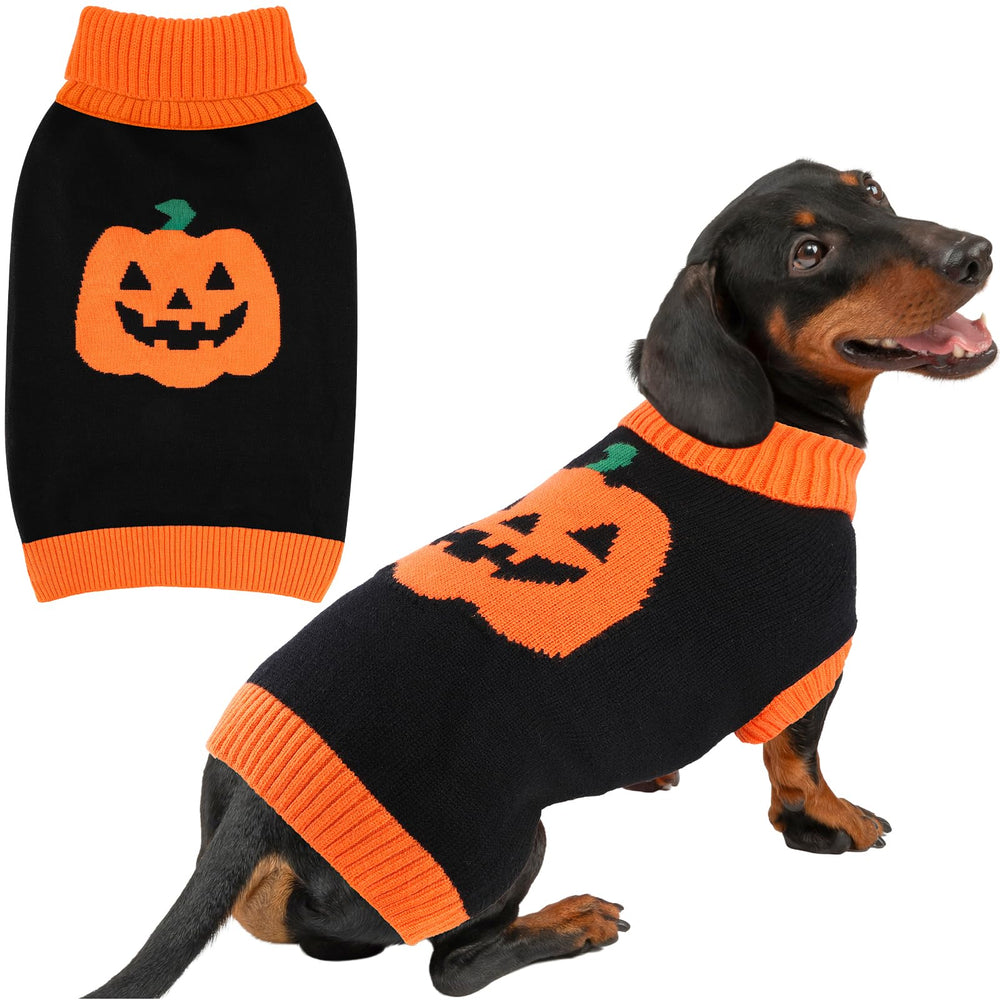 BAOBICUTE disfraz de perro con calabaza en la espalda, ideal para fiestas.