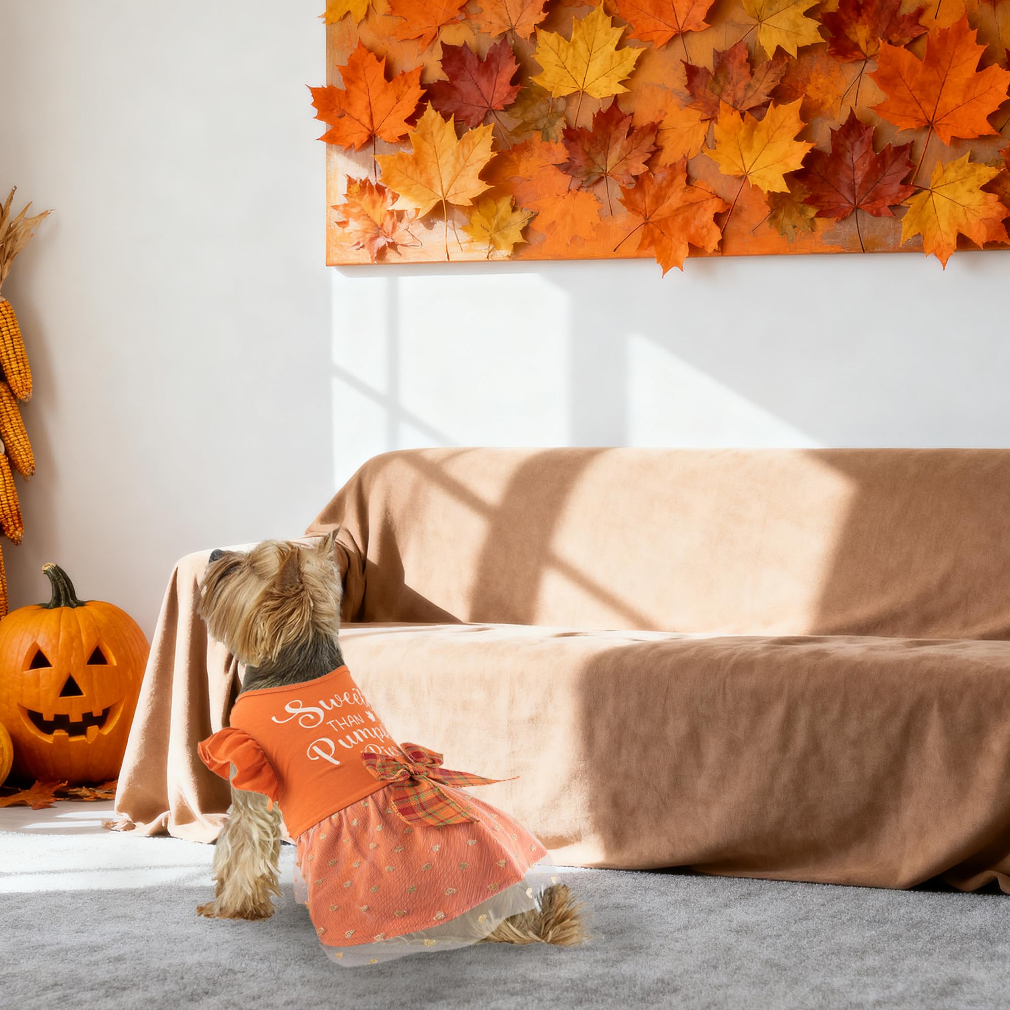 Baobicute versión para perros pequeños, ajuste cómodo para el otoño.
