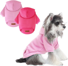 Baobicute sudadera capucha para perros; dos juegos para conjuntos variados.