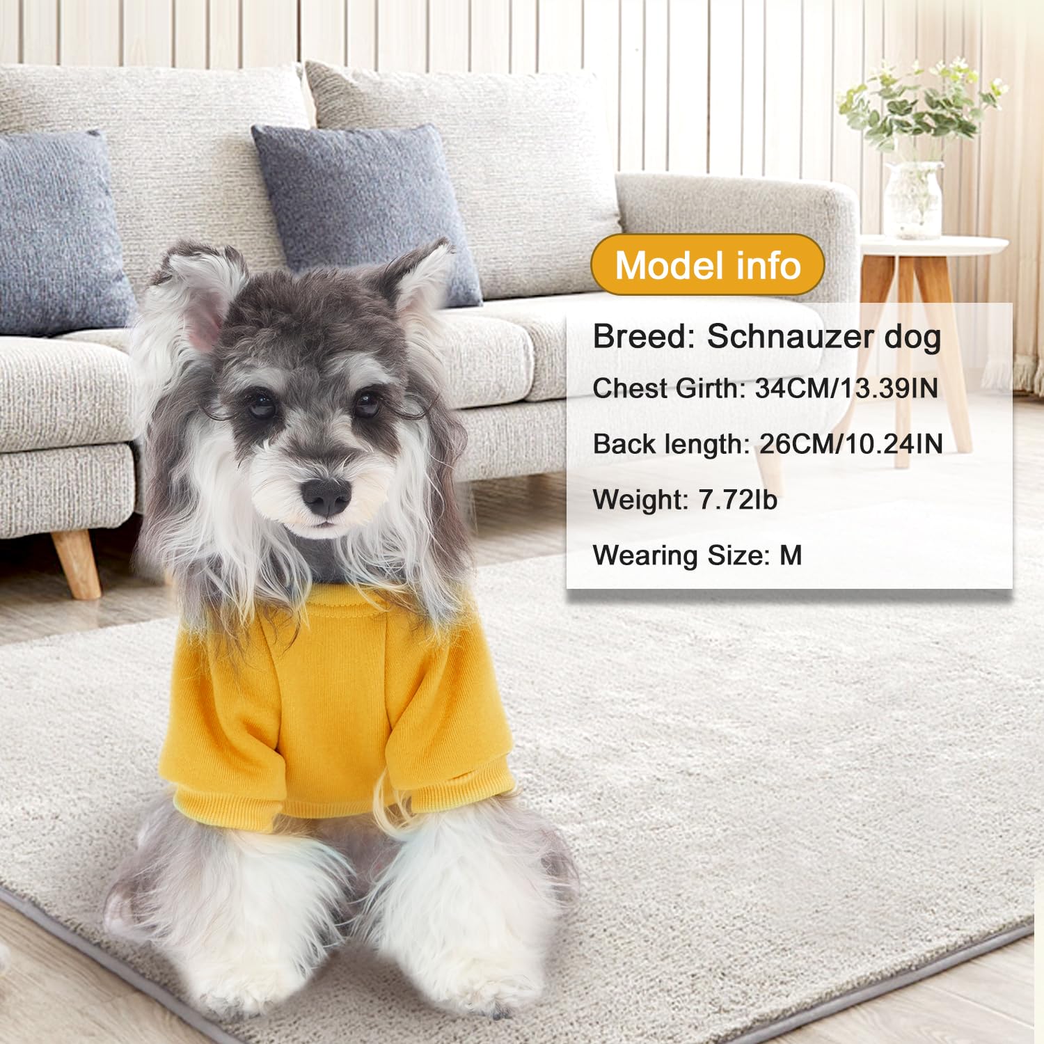Baobicute sudadera perro capucha, material suave y resistente para aventuras al aire libre.