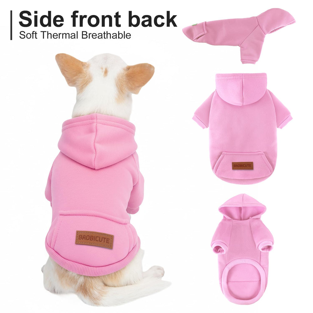 Baobicute forro polar suave ofrece abrigo cómodo para tu mascota.