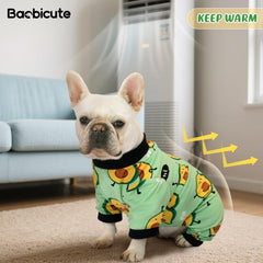 BAOBICUTE pijama perro diseño cerdo, colorido y divertido