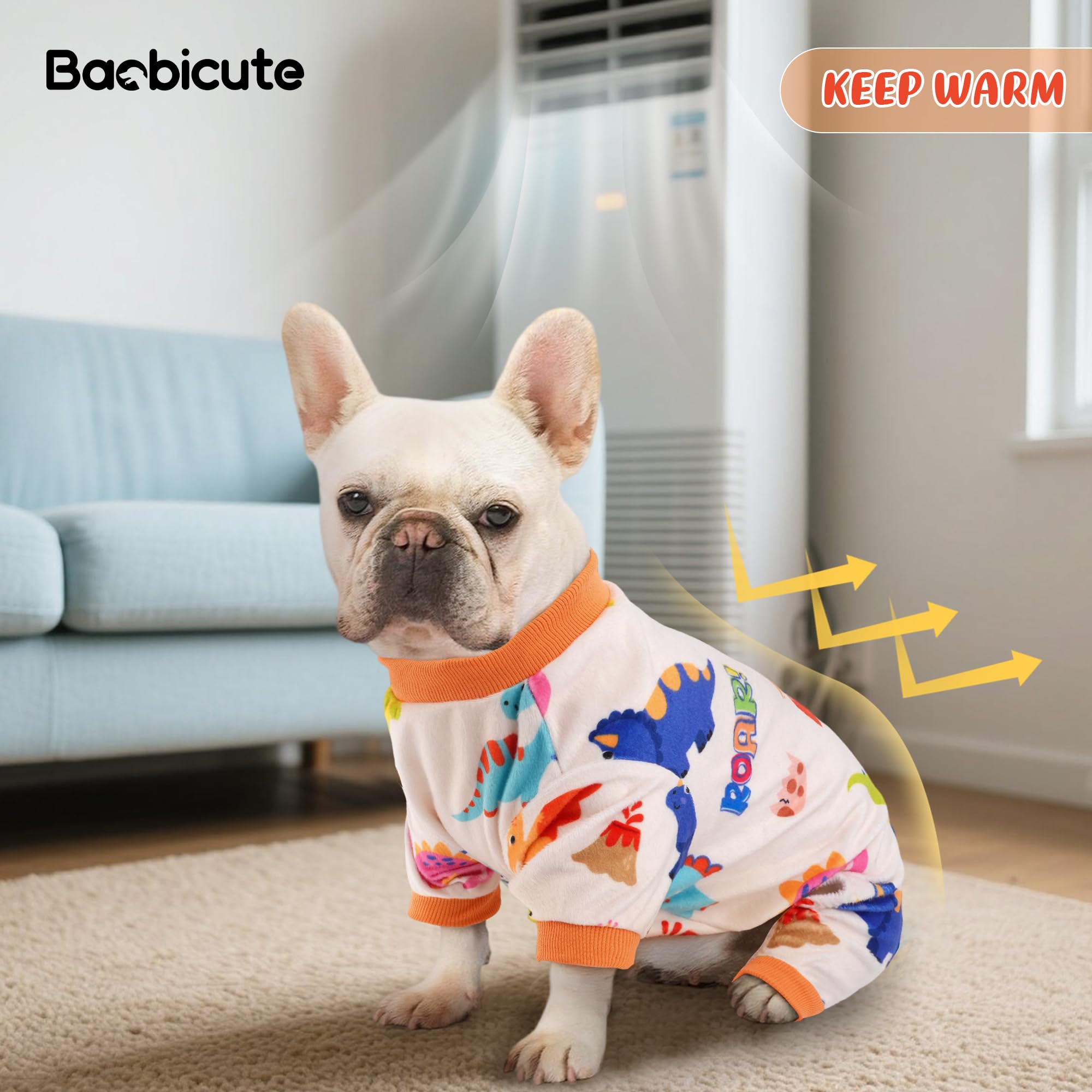 BAOBICUTE pijama para perro con diseño cotidiano, práctico para uso diario