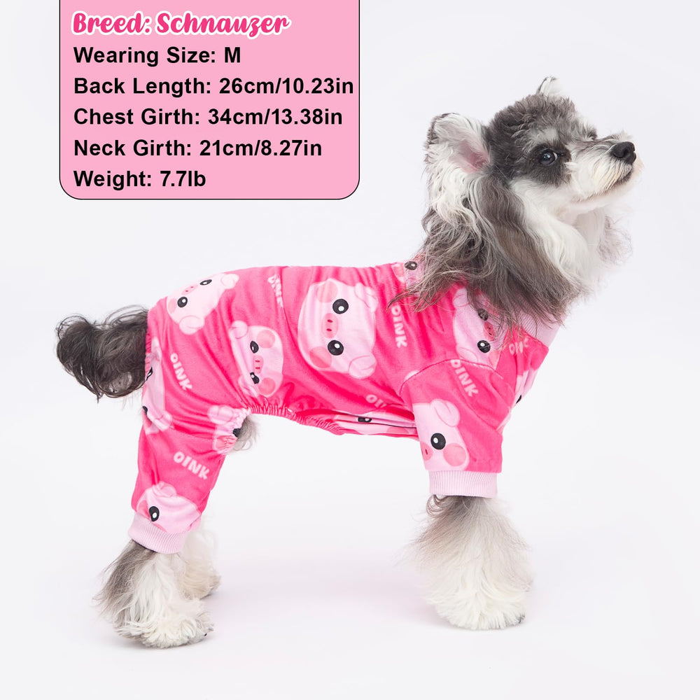 Baobicute diseño llamativo; pijama perruno con estampados para fiestas y paseo.
