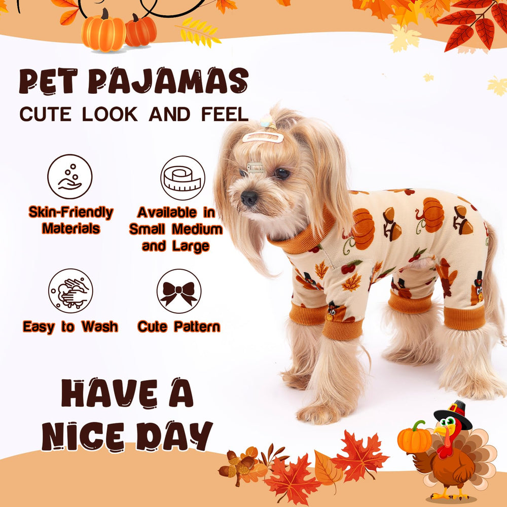BAOBICUTE pijama para perro con hoja de arce: cómodo para paseos y fiestas