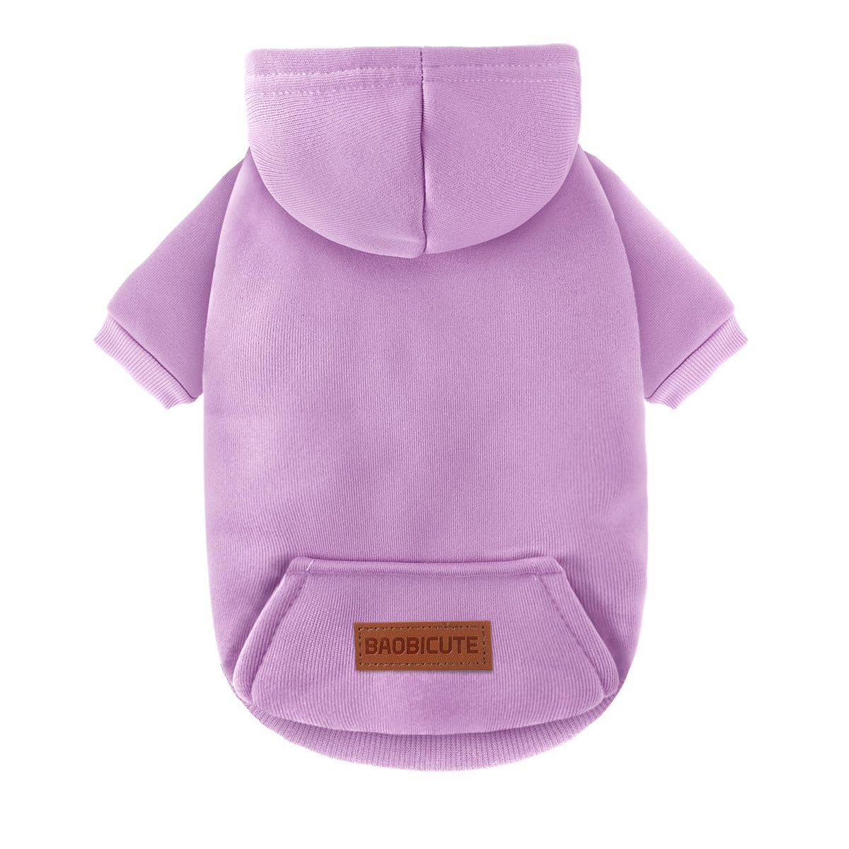 Baobicute sudadera con capucha para perro brinda calidez en paseos fríos.