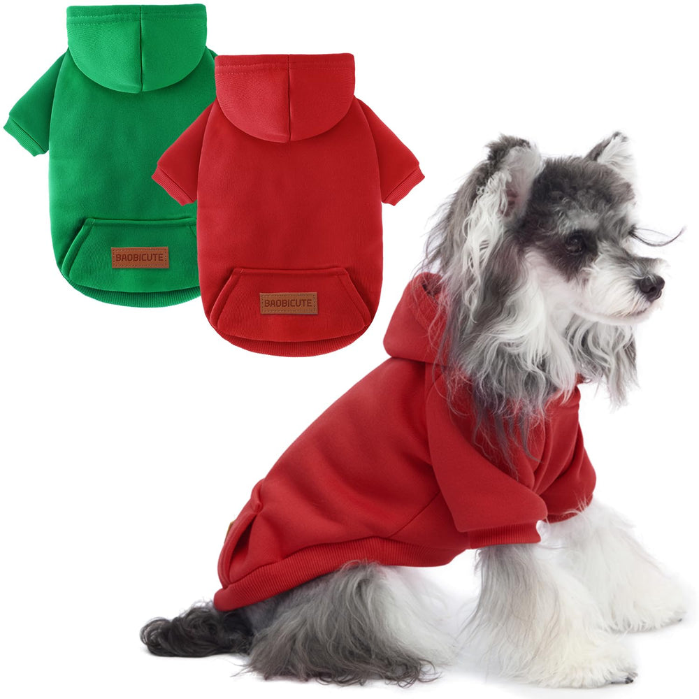 BAOBICUTE sudadera para perros con capucha, ideal para paseos en climas frescos.