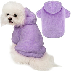 Baobicute sudadera con capucha para perro, vista frontal, abrigo cálido