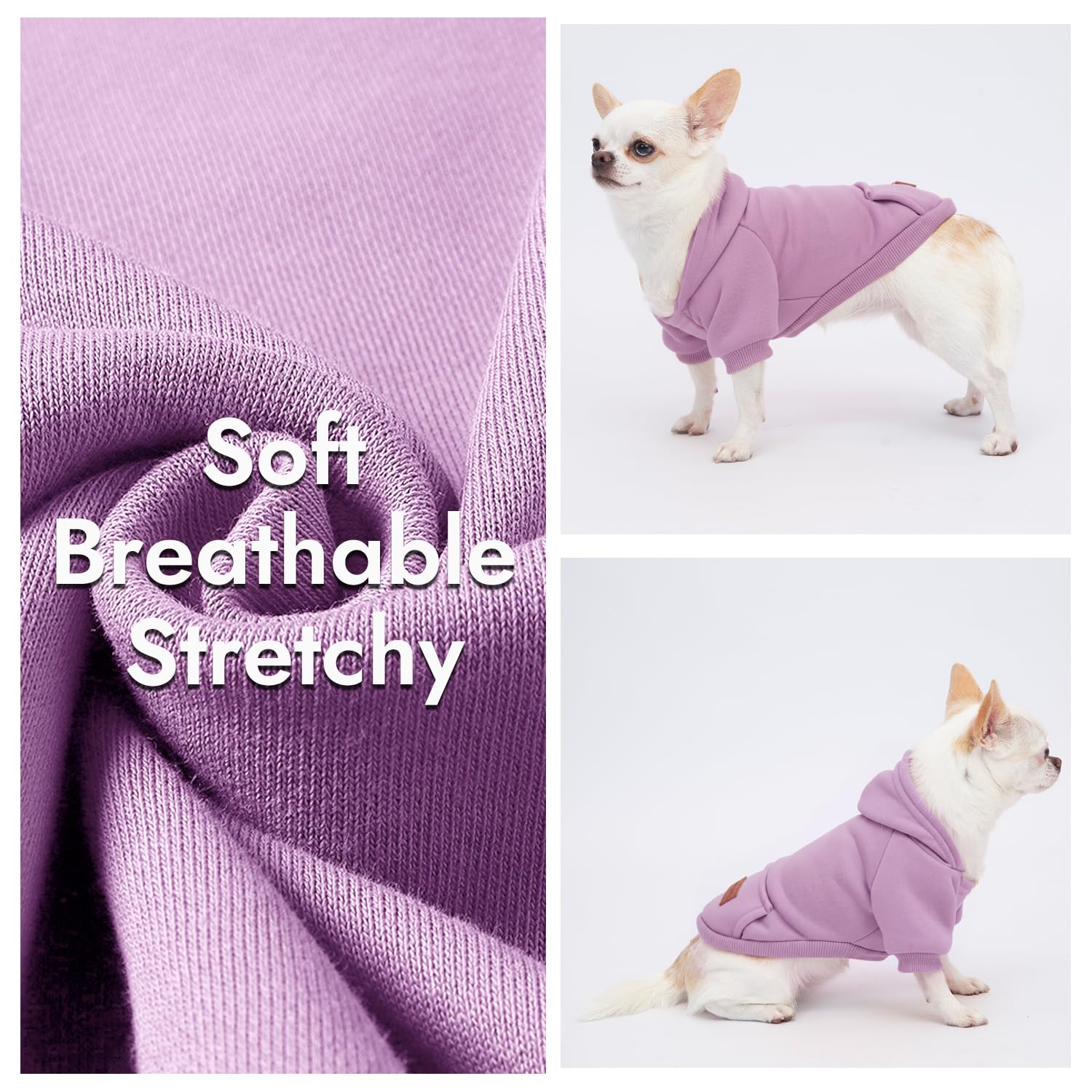 Baobicute sudadera premium con etiqueta de cuero para un look distinguido.