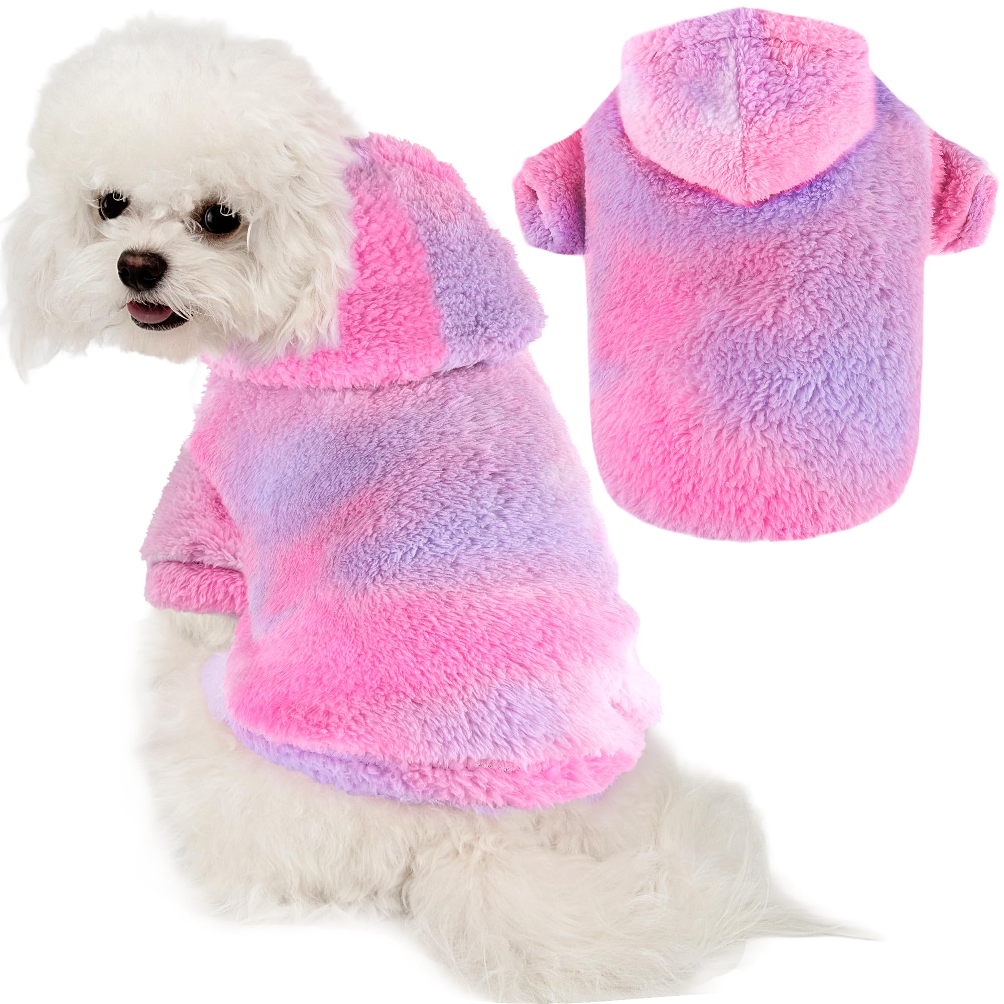 Baobicute sudadera para perro grande con doble forro de peluche, confort y calor.