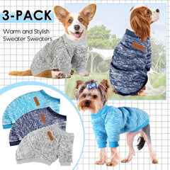 Baobicute sudadera para perro pequeño, colores de diseño para estilo.