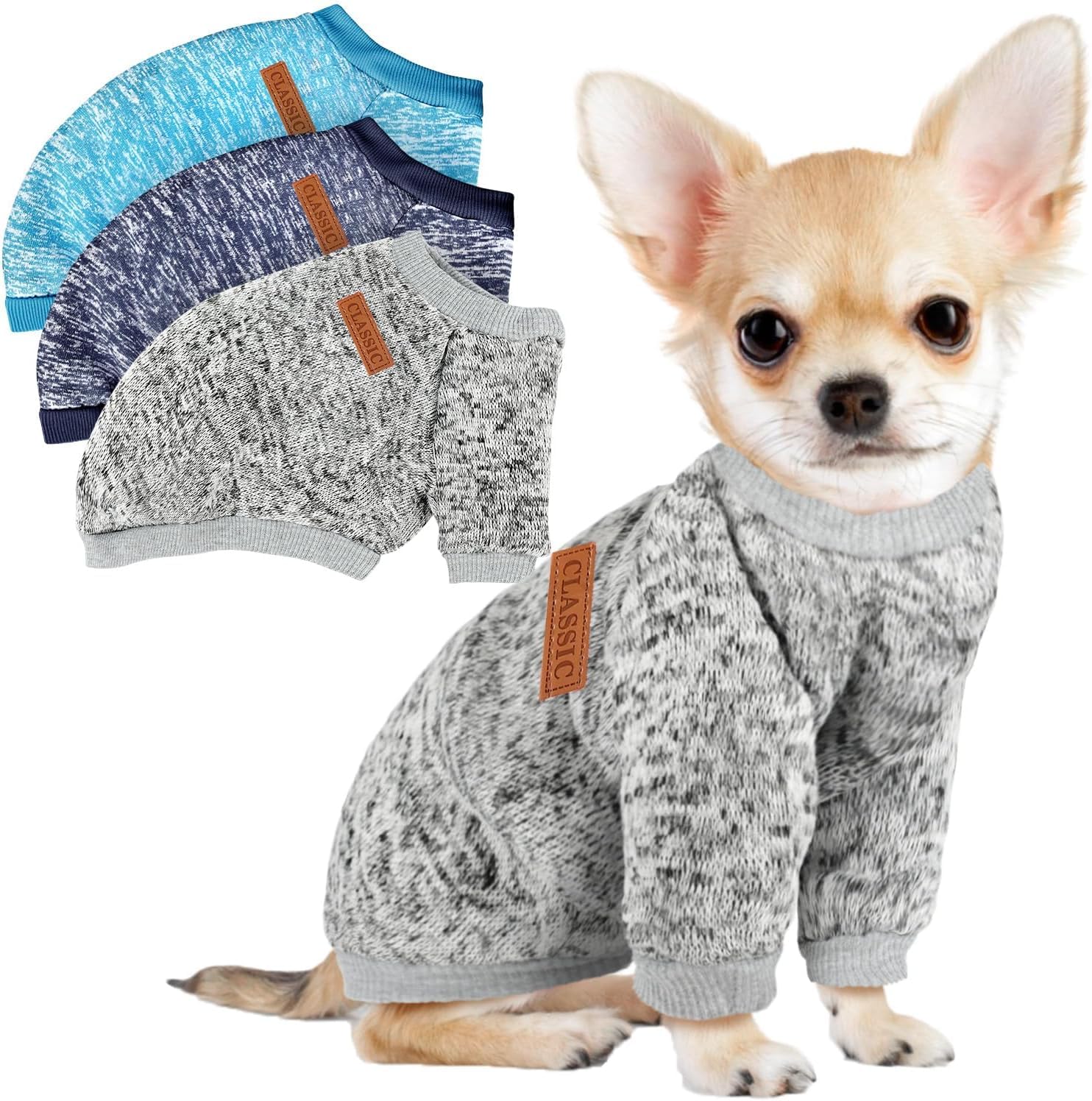 baobicute sudadera para perro pequeno con forro polar calor de invierno