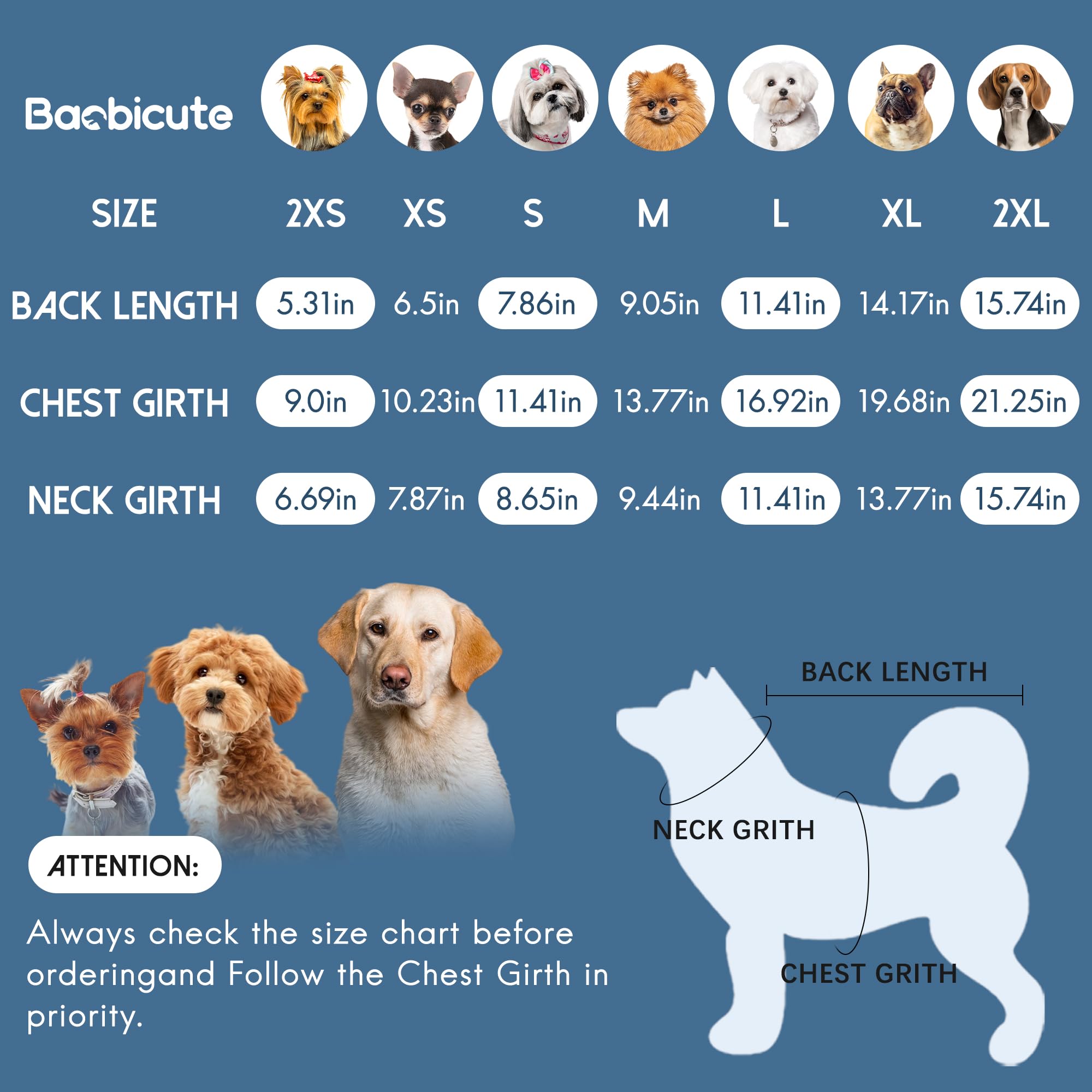 Baobicute paquete de tres suéteres para perro pequeño, rotación diaria.