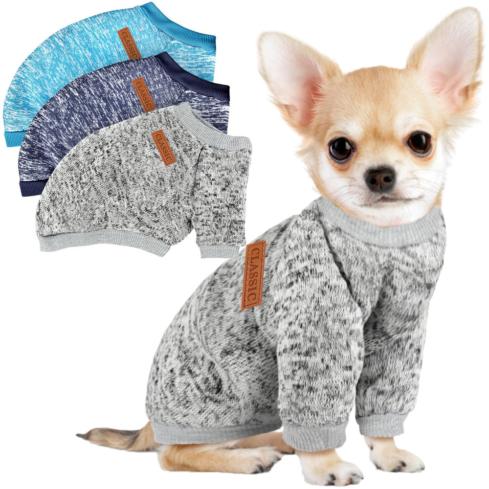 Baobicute sudaderas para perro pequeño en colores variados con confort y calor para paseos diarios